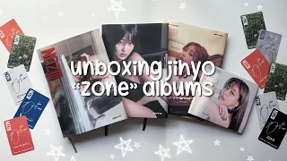 unboxing jihyo ‘zone’ albums!! all versions!