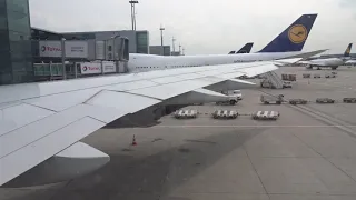 Lufthansa Boeing 747-8I D-ABYT Retro Jumbo Takeoff Frankfurt Germany Runway 18