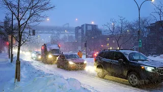 Major winter storm systems move across Canada