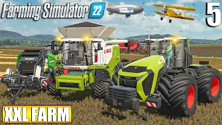 Harvesting 330.00 LITERS of CANOLA & SILAGE | The XXL FARM - Timelapse #5 | Farming Simulator 22