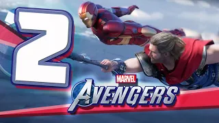 MARVEL AVENGERS Game Walkthrough Part 2 I am Iron Man