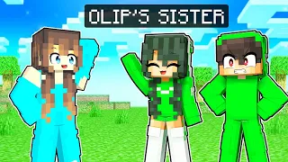 I Met OLIP's Sister In Minecraft!