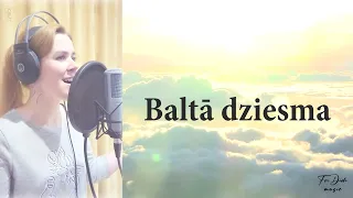 Baltā dziesma ~ ar tekstu ~ Diana Teivisa ~ cover ( Kristena & Gunārs Kalniņš)