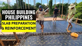 House Building PHILIPPINES | Wk 8 Slab Preparation & Reinforcement | Retired OFW