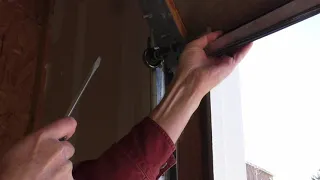 How to easily replace your garage door rollers.