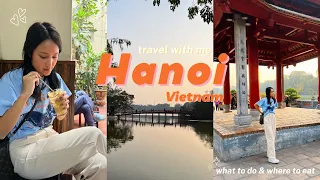 first day in hanoi 🇻🇳 | egg coffee, pho, bun cha | vietnam travel vlog | where to visit + prices