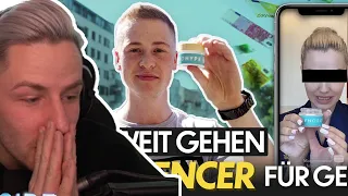 Reaktion auf Influencer werben für mein FAKE-PRODUKT