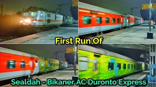 First Run of Sealdah - Bikaner AC DURONTO Express | Indian Railways