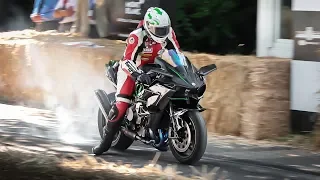 Best of Motorcycles at Festival of Speed 2019: 540hp Hayabusa, Ninja H2R, Norton Rotary, RC213V