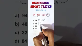 Out-standing Question | Analogy Reasoning Short Tricks