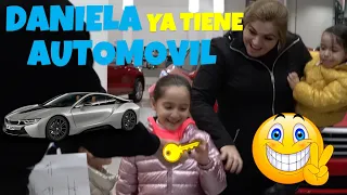 DANIELA tiene su primer AUTOMOVIL y NO LO PUEDE CREER!