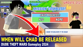 WHEN WILL CHAD BE RELEASED WITH COMPLETE MISSION in Gameplay New Update 2024 | Dude Theft Wars