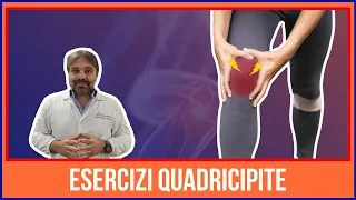 ESERCIZI per il QUADRICIPITE per non Sforzare il Ginocchio