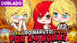 OS PAIS DO NARUTO VIVOS POR 24 HRS 🦊 YAOI [DUBLADO] MINI FILME GACHA CLUB