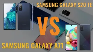 Samsung Galaxy S20FE VS Samsung Galaxy A71. Сравнение камер. Сравнение характеристик.