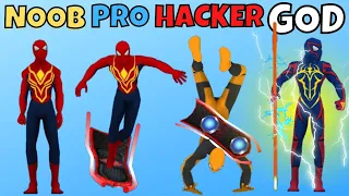 NOOB vs PRO vs HACKER vs GOD - Superhero Subway Runner 2 Gameplay Part 1 | All Levels (Android, iOS)