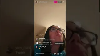 Sara Molina Responds to Hate Comments On IG Live!