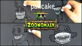 zoonomaly Pancake Monster Rabbit | Giant Fish |  Friendly Lizard | Elephant