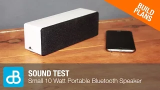 Small 10 Watt Portable Bluetooth Speaker - SOUND DEMO - by SoundBlab