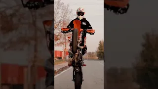 KTM SUPERMOTO WHEELING  #shorts #bikelife