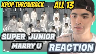 SUPER JUNIOR (슈퍼주니어) - Marry U MV REACTION / REVIEW *PATREON VOTE* #KPOPTHROWBACK