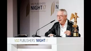 VDZ PUBLISHERS' NIGHT 2017 - WOLF BIERMANN Annahmerede "Ehren-Victoria"