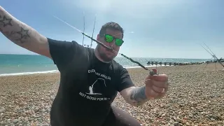 Uk sea fishing - Shoreham beach plaice and bream fishing - this rig is magic