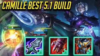 WILD RIFT USE THIS 5.1A CAMILLE BUILD FOR THE JUNGLE!