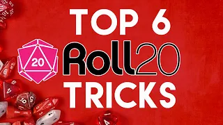 Six Roll20 Tips That Saved My Life (D&D and Other Tabletop RPGs)