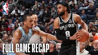 SPURS vs GRIZZLIES | SAS & MEM Battle Down To The Wire! | February 12, 2019