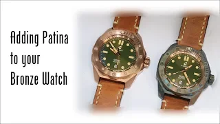 Adding Patina to a Bronze Watch (w BOLDR Oddysey Bronzegreen)