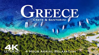 [4K] Best of GREECE 2024 🇬🇷 4 HOUR Drone Aerial | Ελλάδα