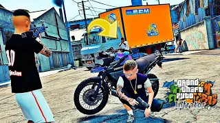 GTA V : MENOR INFRATOR - EM BUSCA DE MERCADORIA COM O ZE DROGUINHA DE MINI MOTO EP.27