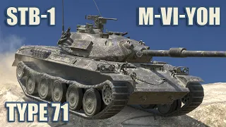 STB-1, Type 71 & M-VI-Yoh • WoT Blitz Gameplay
