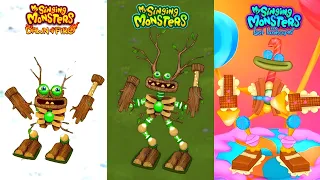 ALL WUBBOXES In DOF VS My Singing Monsters VS The Lost Landscapes Redesign Comparisons! || MSM Wub