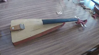 Triangular violin made from scrap materials in 3 days, simple design  Test 952