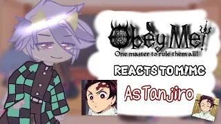 Obey Me! reacts to M!MC as Tanjiro (KNY) | 1/2 || ZeYev