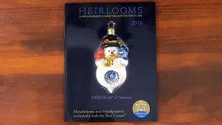 🎄 2010 ASMR Catalog Flip Through: Inge-Glas of Germany Christmas Ornaments