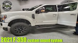 2021 Ford F-350 custom sound system (Certified Autosound & Security)