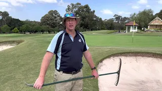 Correct Bunker Raking Procedure - Dom Yates