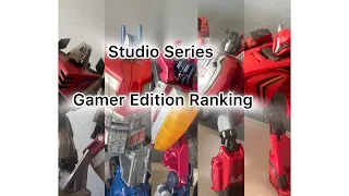 Transformers Studio Series Gamer Edition Ranking