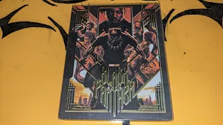 BLACK PANTHER MONDO STEELBOOK 4K Ultra HD Blu-ray Unboxing