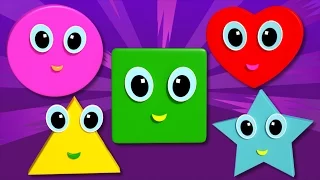 Shapes Song | Songs For Children And Kids | Learn Shapes With Colors