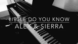 Little Do You Know - Alex & Sierra - Piano Cover - BODO