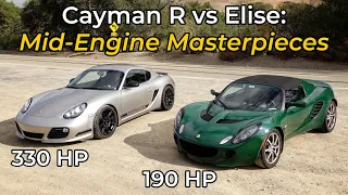 2006 Lotus Elise vs 2012 Porsche Cayman R - Head to Head Review!