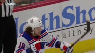 Artemi Panarin scores a powerplay goal vs Blackhawks (7 dec 2021)