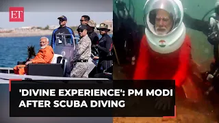 PM Modi dives into Arabian Sea, offers underwater prayers in submerged ancient Dwarka