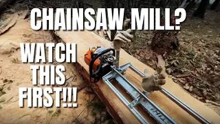 WATCH THIS BEFORE BUYING A CHAINSAW MILL!