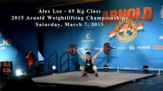 Alex Lee Lifting at the 2015 Arnold Weightlifting Championships