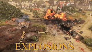 CoH3 top level automatch DAK vs. Brits things exploding and stuff.